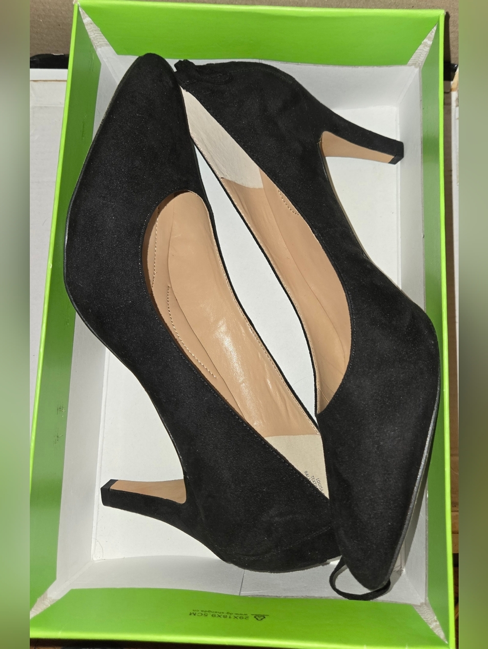 BNIB Kelly & Katie Louisa Black Lace Up Detail High Heel Shoes Sz 10 M - Picture 3 of 8